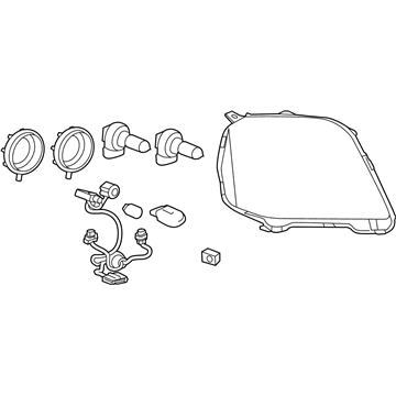 GM 84791976 Front Headlight Assembly