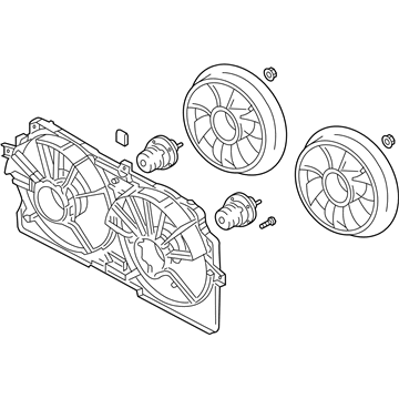 2001 Chevy Monte Carlo Fan Shroud - 19130419