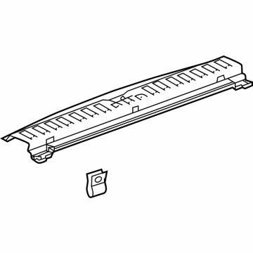 GM 84445055 Molding Assembly, L/Gate Sill Garn *Black