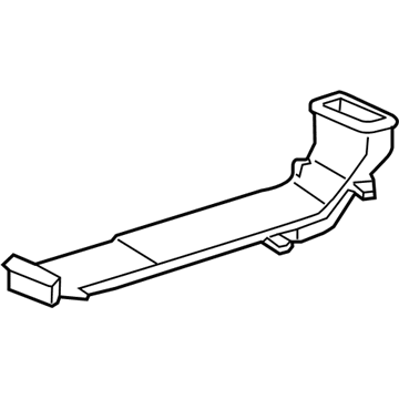 GM 10423643 Duct, Floor Rear Air Outlet