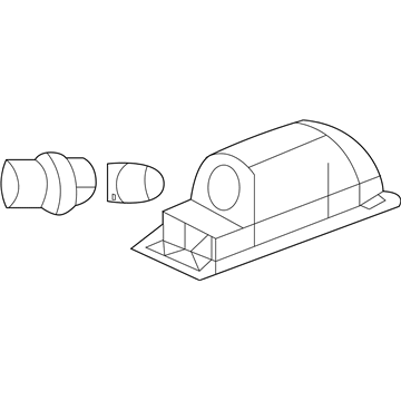 Chevy 13251936 License Lamp