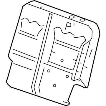 GM 84250279 Pad Assembly, 3Rd Row Seat Back