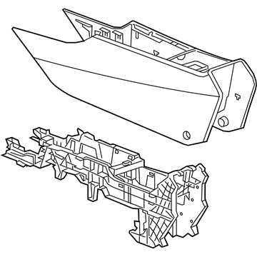 Buick 13485254 Center Console