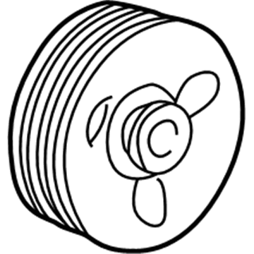 Chevy 24502200 Pulley