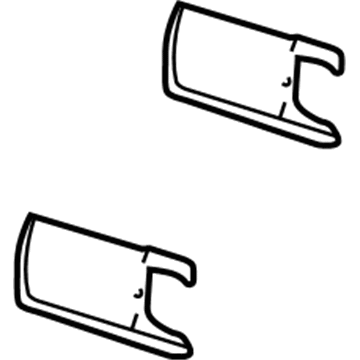 GM 12483150 EXTENSION, Windshield Sunshade