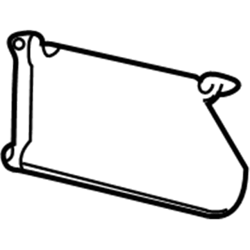 GM 88955039 Sunshade, Right (Non, Illumination)