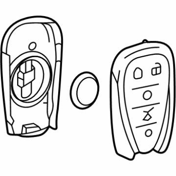 GM 13548297 TRANSMITTER ASM-R/CON DR LK & THEFT DTRN*INSTALL 0.60