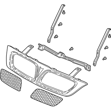 Pontiac 12335561 Grille Assembly