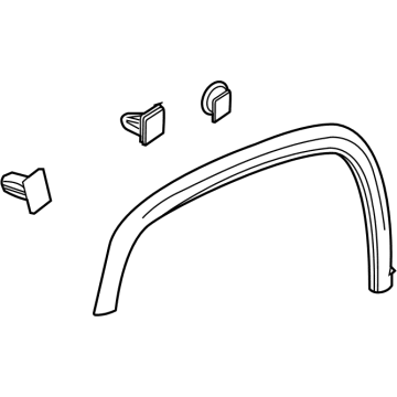 Chevy 84899336 Wheel Opening Molding