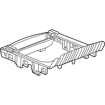 GM 84719083 Compartment Assembly, F/Flr Cnsl *Bt Lustr Blkk