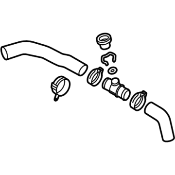 Chevy Corvette Radiator Hose - 86824573