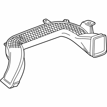 GM 84801552 DUCT-I/P OTR AIR OTLT