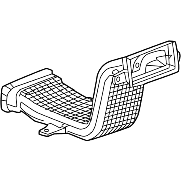 GM 84801573 DUCT-F/FLR CNSL RR AIR RR