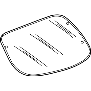 Buick 10315152 Back Glass