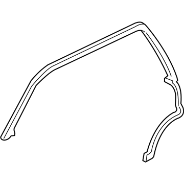 GM 15131624 Weatherstrip Assembly, Front & Rear Side Door Upper Auxiliary