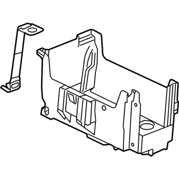 Cadillac 23128537 Battery Tray