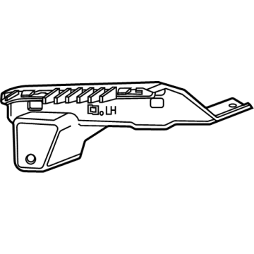 GM 84182177 Bracket Assembly, Front Bpr Fascia Hdlp Opg