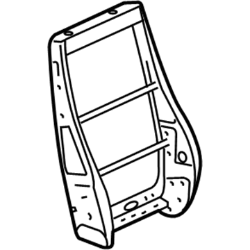 Saturn 89043056 Seat Back Frame