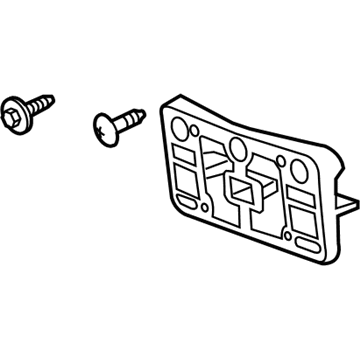 Chevy 84618405 License Bracket