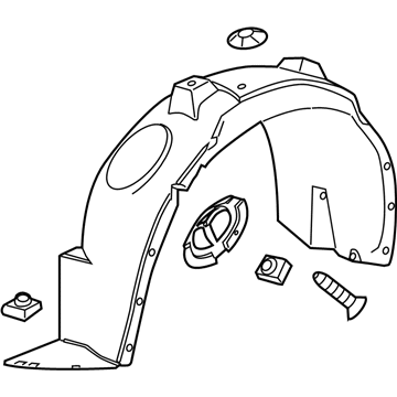 GM 22888601 Liner Assembly, Front Wheelhouse