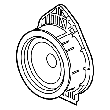 GMC 84664540 Rear Driver Speaker