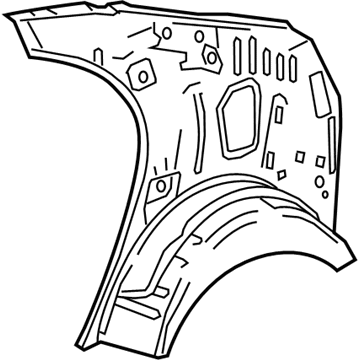 Cadillac 84248235 Inner Panel