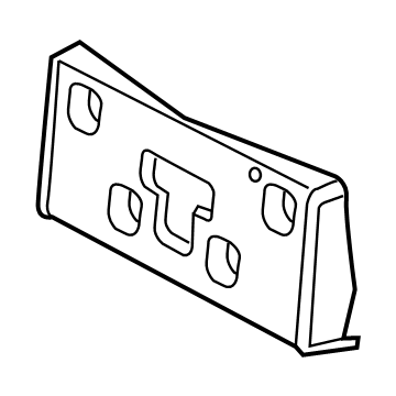 Buick 42349818 License Bracket