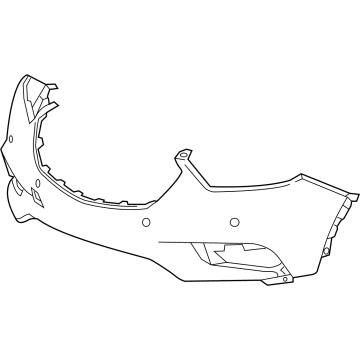 GM 42734449 Fascia Assembly, Front Bpr Upr *Less Finish