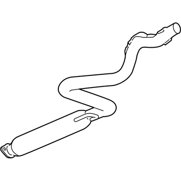 GM 19210866 Exhaust Resonator Pipe Assembly