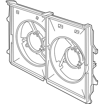 Pontiac 92145776 Fan Shroud