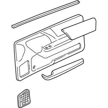 Chevy 10270368 Door Trim Panel