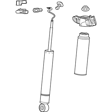 GM 84226146 Rear Shock Absorber Assembly (W/ Upper Mount)