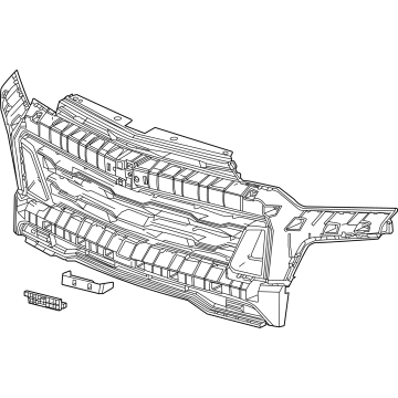 GM 86813210 GRILLE ASM-FRT