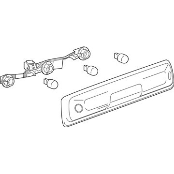 GM 52127100 Lamp Assembly, High Mount Stop