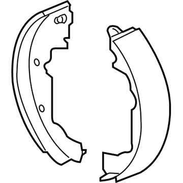 Chevy 96626083 Parking Brake Shoes