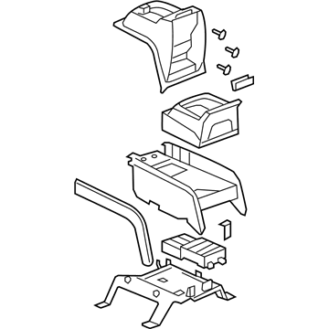 Cadillac 20898105 Console Assembly