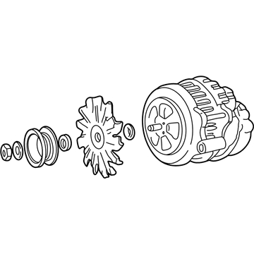 1997 Chevy K1500 Suburban Alternator - 19244781