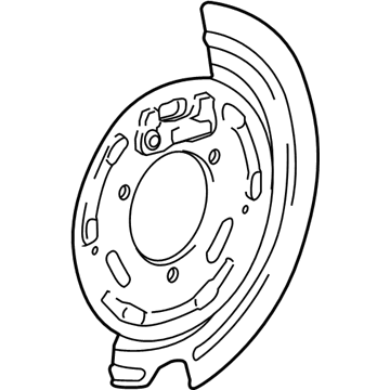 GM 23332142 Plate, Rear Parking Brake Anchor Backing