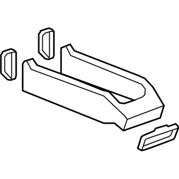 Cadillac 15843191 Center Duct