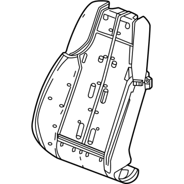 GM 85666462 PAD ASM-F/SEAT BK