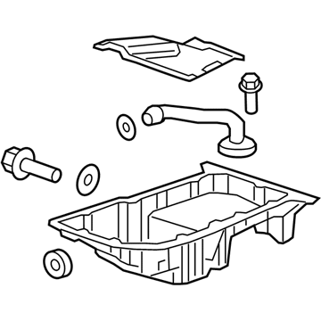 Buick 12601240 Oil Pan