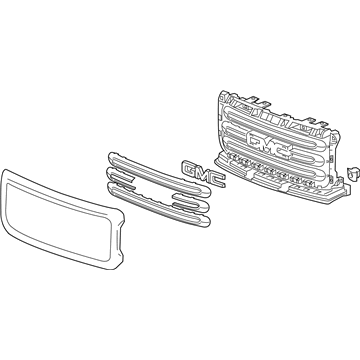 GMC 84733966 Grille Assembly