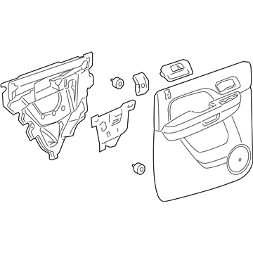 GMC 20895901 Door Trim Panel