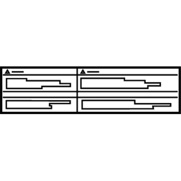 Chevy 25799035 A/C Label