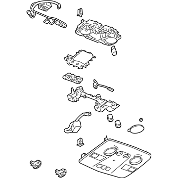 Chevy 20896736 Roof Console