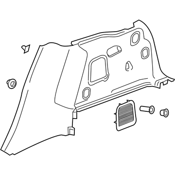 Buick 84200464 Lower Quarter Trim