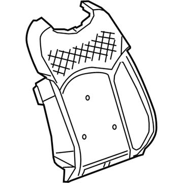 Cadillac 84107581 Seat Back Pad