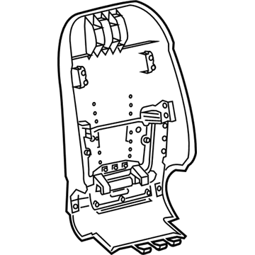 Cadillac 23246417 Seat Back Panel