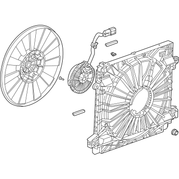 Cadillac 85156356 Fan Assembly