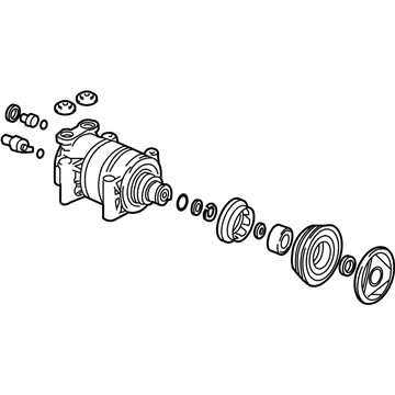 2002 GMC Sierra 1500 HD A/C Compressor - 19433085